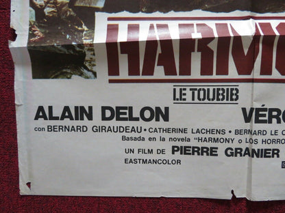 HARMONY LE TOUBIB / THE MEDIC ARGENTINA ONE SHEET FOLDED POSTER ALAIN DELON 1979 Movie posters