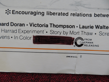 HARRAD SUMMER US HALF SHEET (22"x 28") POSTER RICHARD DORAN V. THOMPSON 1974 Rendezvous Cinema Movie posters