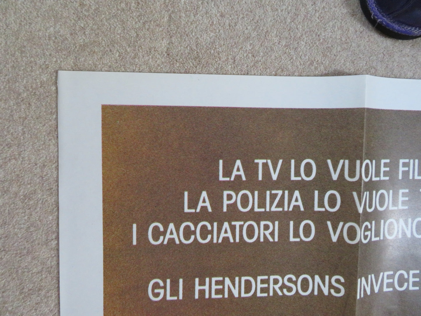 HARRY AND THE HENDERSONS ITALIAN 4 FOGLIO POSTER JOHN LITHGOW M. DILLON 1988 Rendezvous Cinema Movie posters
