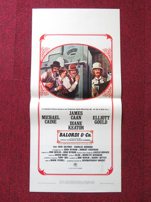 HARRY AND WALTER GO TO NEW YORK - B ITALIAN LOCANDINA POSTER JAMES CAAN 1976 Rendezvous Cinema Movie posters