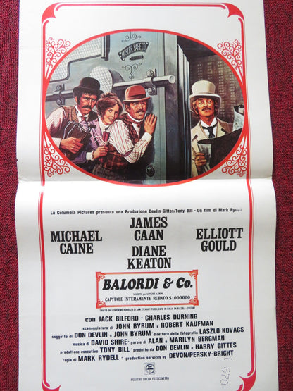 HARRY AND WALTER GO TO NEW YORK - B ITALIAN LOCANDINA POSTER JAMES CAAN 1976 Rendezvous Cinema Movie posters