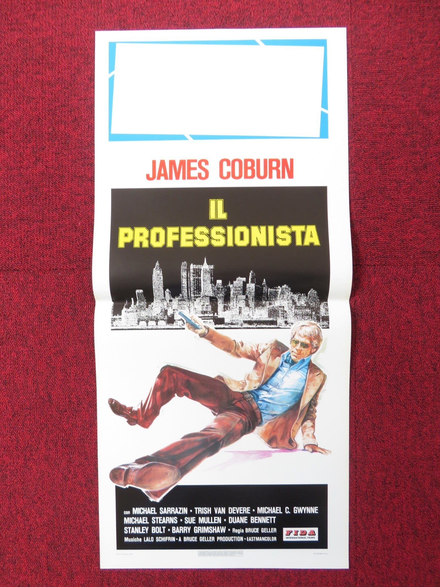 HARRY IN YOUR POCKET ITALIAN LOCANDINA POSTER JAMES COBURN MICHAEL SARRAZIN 1973 Rendezvous Cinema Movie posters