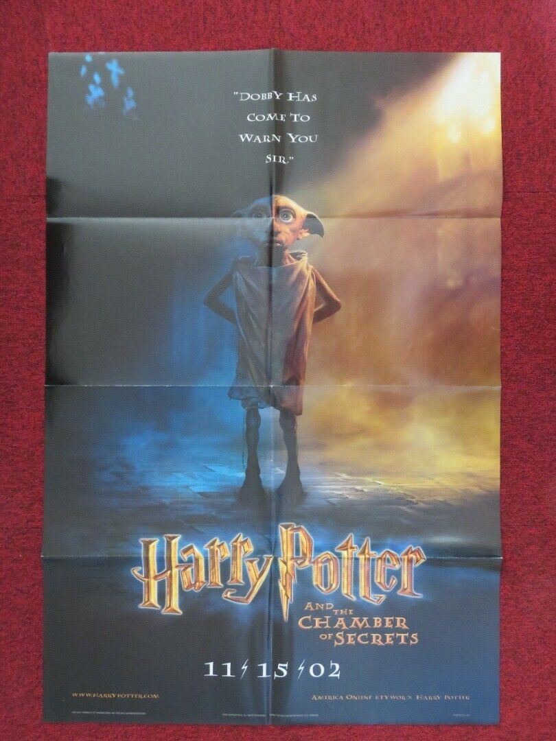 HARRY POTTER AND THE CHAMBER OF SECRETS FOLDED US ONE SHEET POSTER 2002 Movie posters