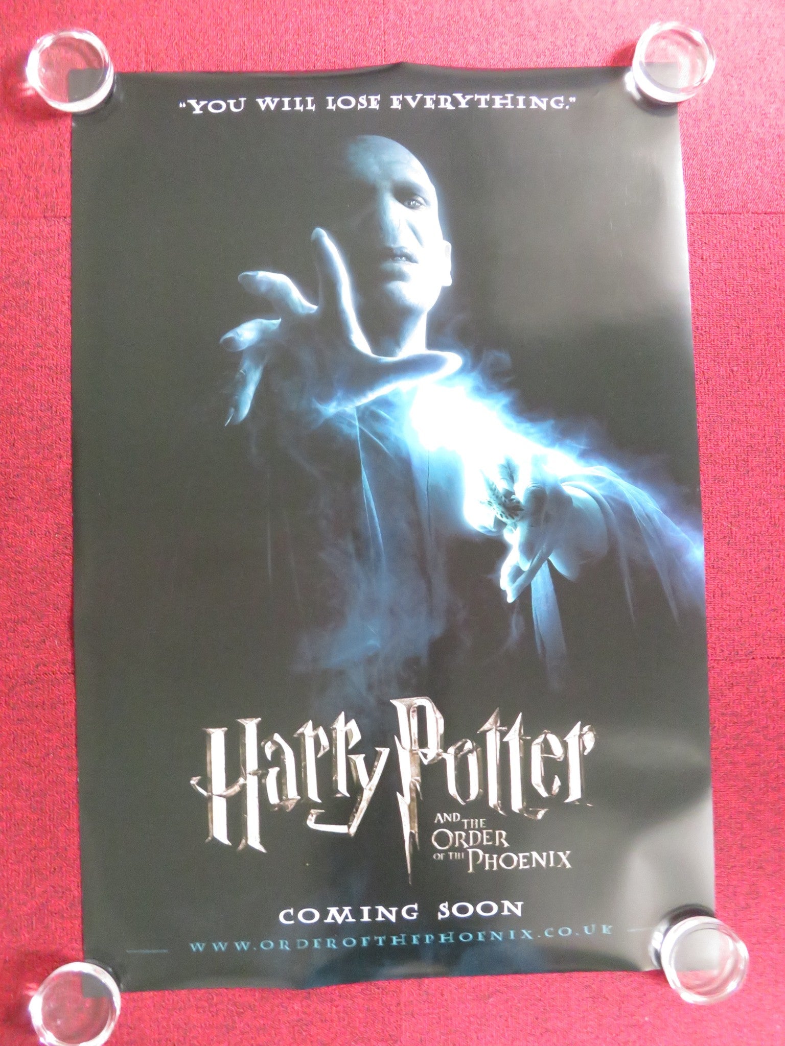 HARRY POTTER AND THE ORDER OF THE PHOENIX US ONE SHEET ROLLED POSTER 2007 Rendezvous Cinema Movie posters
