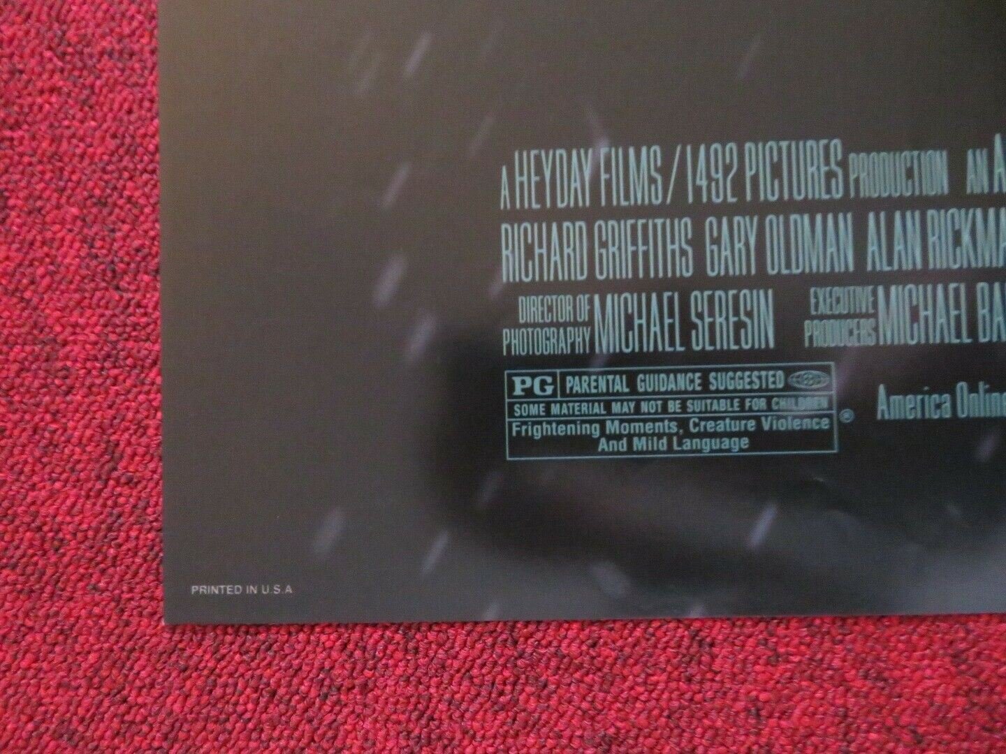 HARRY POTTER AND THE PRISONER OF AZKABAN FOLDED US ONE SHEET POSTER 2004 Movie posters