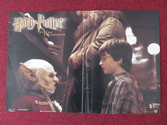 HARRY POTTER AND THE SORCERER'S STONE ITALIAN FOTOBUSTA POSTER D.RADCLIFFE 2001 Rendezvous Cinema Movie posters