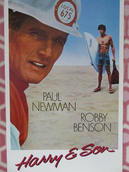 HARRY & SON US INSERT (14"x 36") POSTER PAUL NEWMAN ROBBY BENSON 1984 - Rendezvous Cinema