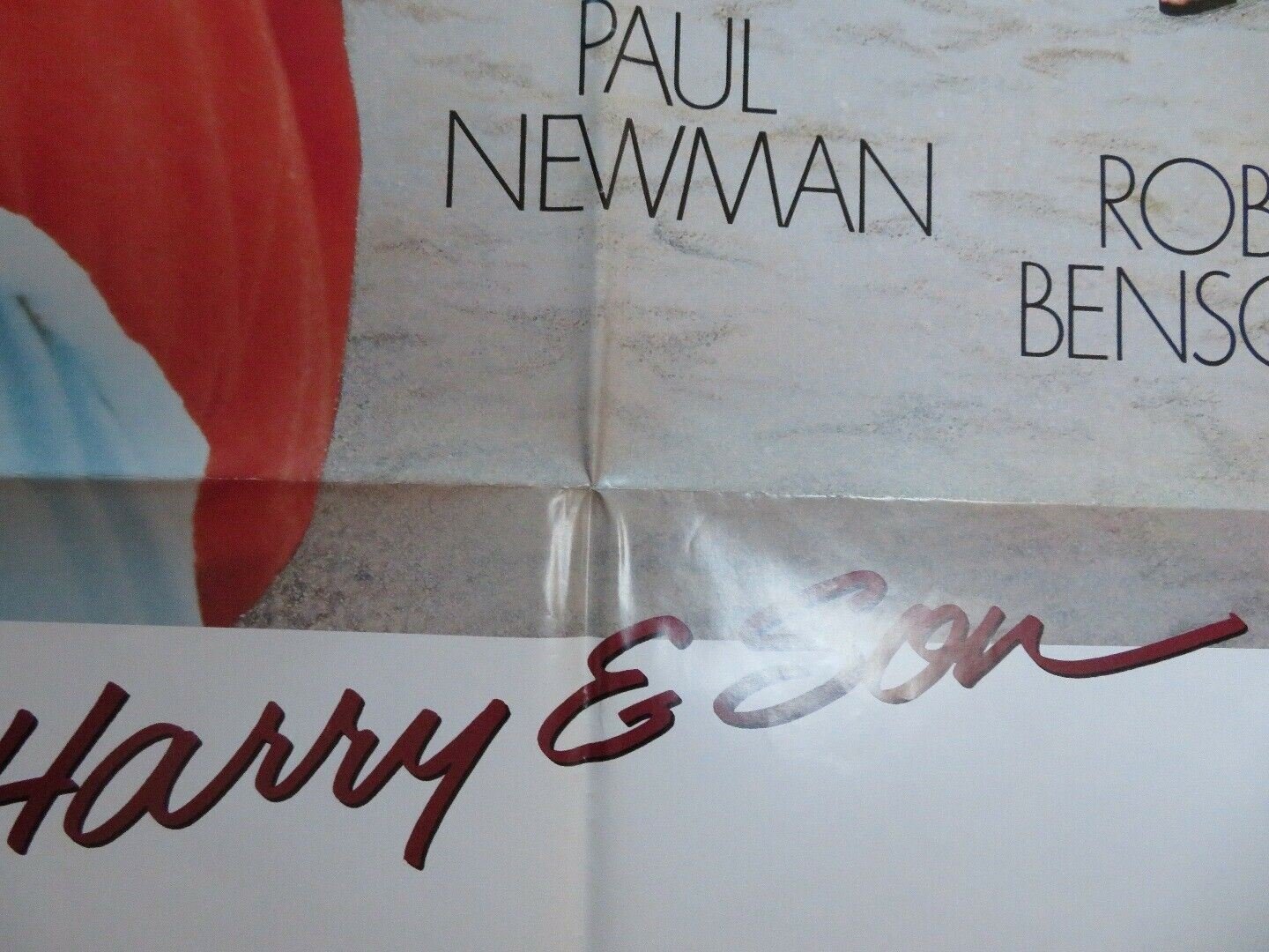 HARRY & SON US ONE SHEET POSTER PAUL NEWMAN ROBBY BENSON 1984 Movie posters
