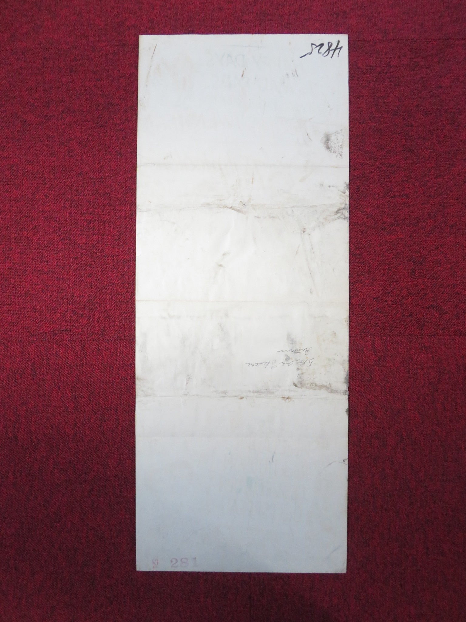 HAS ANYBODY SEEN MY GAL US INSERT (14"x 36") POSTER PIPER LAURIE R. HUDSON 1952 Rendezvous Cinema Movie posters