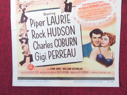 HAS ANYBODY SEEN MY GAL US INSERT (14"x 36") POSTER PIPER LAURIE R. HUDSON 1952 Rendezvous Cinema Movie posters