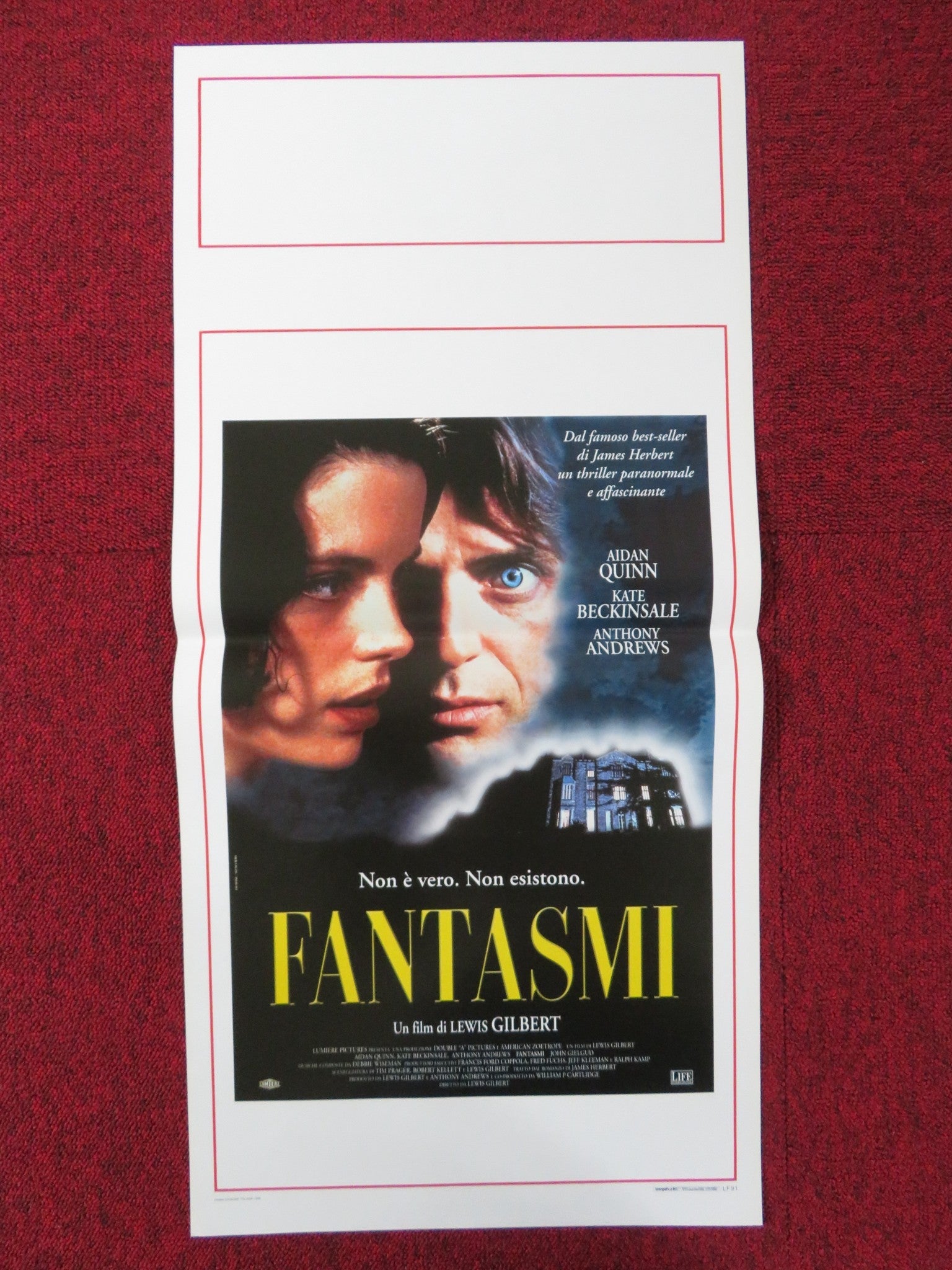 HAUNTED ITALIAN LOCANDINA POSTER AIDAN QUINN KATE BECKINSALE 1998 Rendezvous Cinema Movie posters