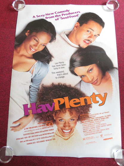 HAV PLENTY US ONE SHEET ROLLED POSTER CHENOA MAXWELL HILL HARPER 1998 Rendezvous Cinema Movie posters