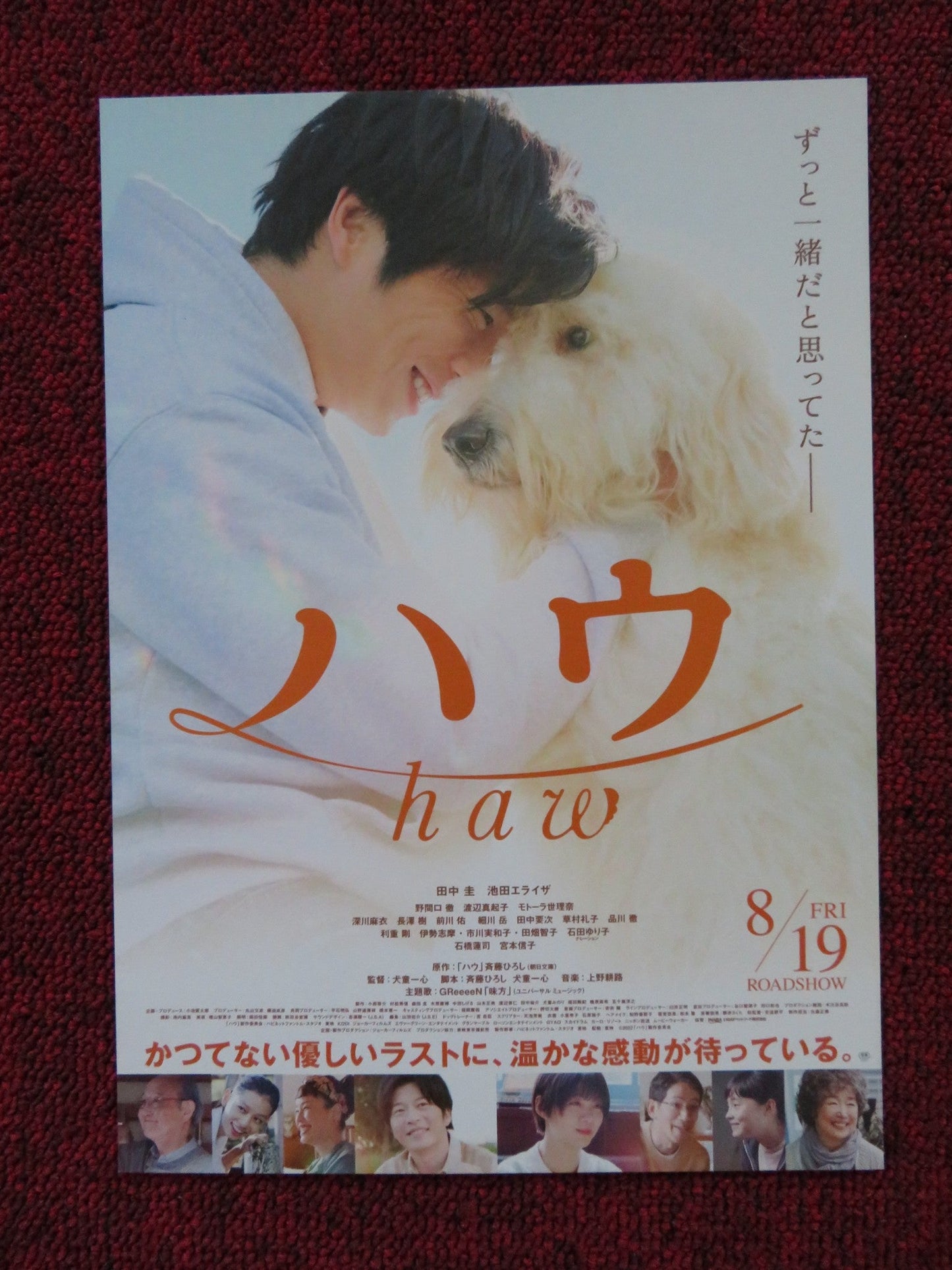 HAW JAPANESE CHIRASHI (B5) POSTER ELAIZA IKEDA RENJI ISHIBASHI 2022 Rendezvous Cinema Movie posters