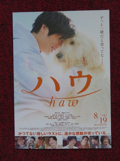 HAW JAPANESE CHIRASHI (B5) POSTER ELAIZA IKEDA RENJI ISHIBASHI 2022 Rendezvous Cinema Movie posters