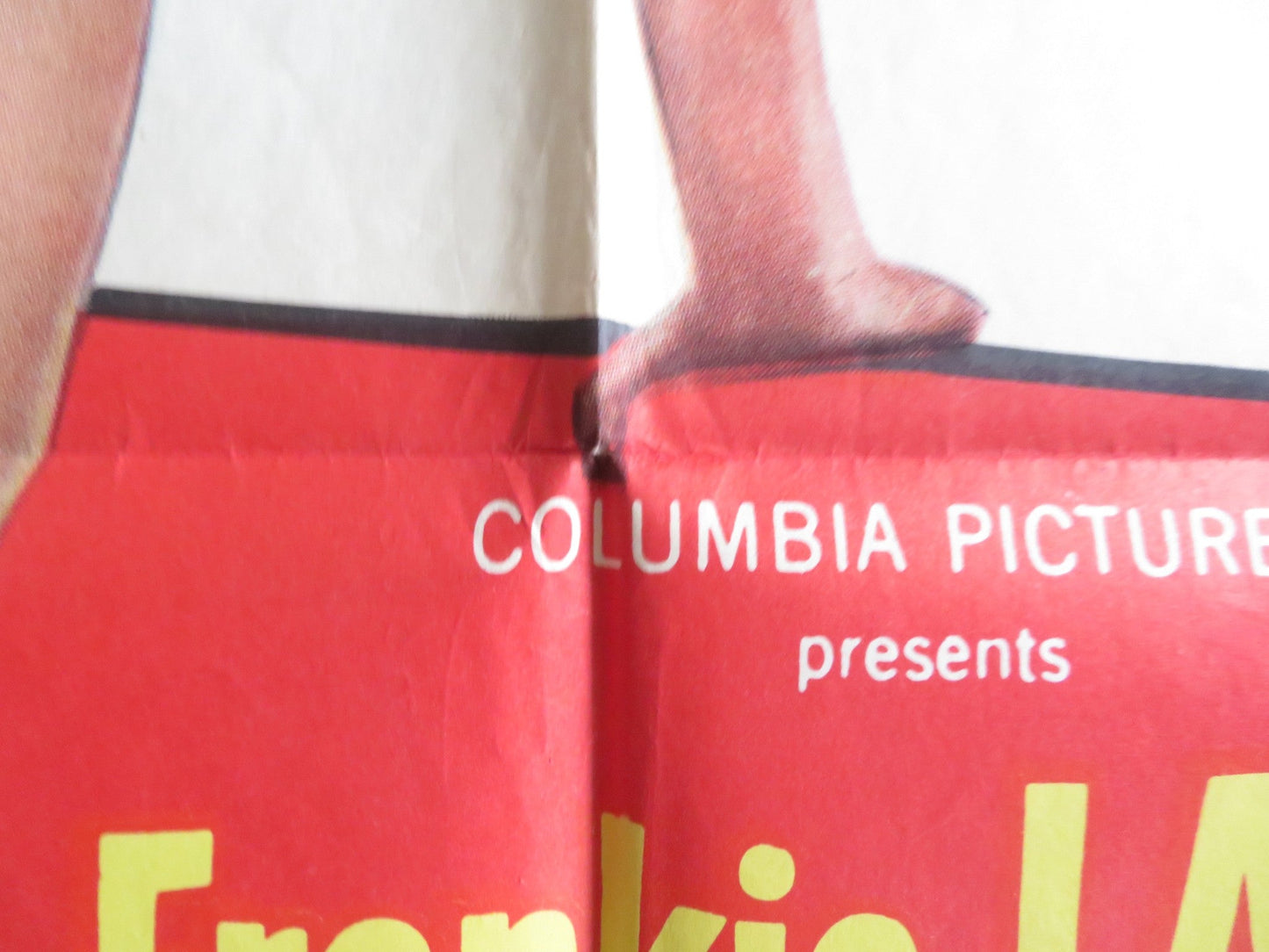 HE LAUGHED LAST FOLDED US ONE SHEET POSTER FRANKIE LAINE LUCY MARLOW 1956 Rendezvous Cinema Movie posters