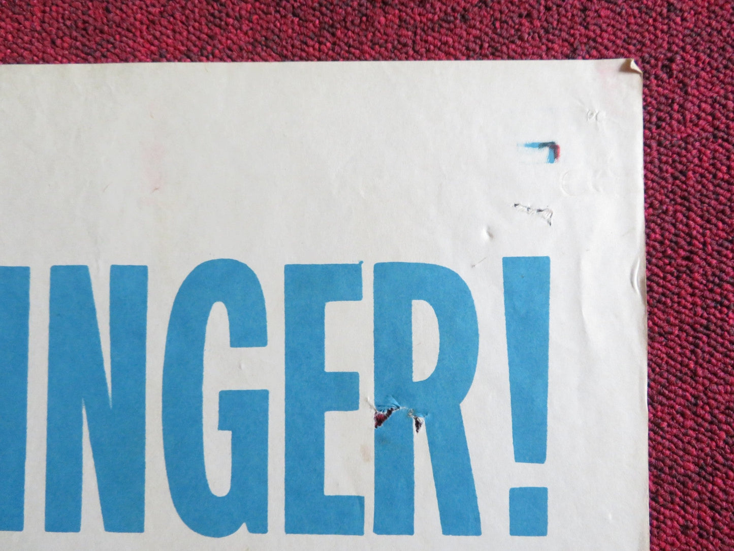 HE LAUGHED LAST FOLDED US ONE SHEET POSTER FRANKIE LAINE LUCY MARLOW 1956 Rendezvous Cinema Movie posters