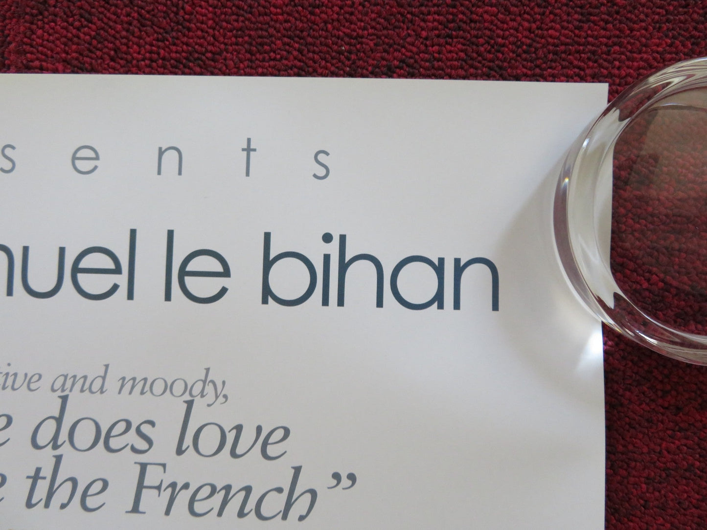 HE LOVES ME, HE LOVES ME NOT UK QUAD (30"x 40") ROLLED POSTER AUDREY TAUTOU 2002 Rendezvous Cinema Movie posters