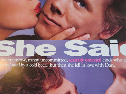 HE SAID SHE SAID US ONE SHEET ROLLED POSTER KEVIN BACON 1991 Movie posters