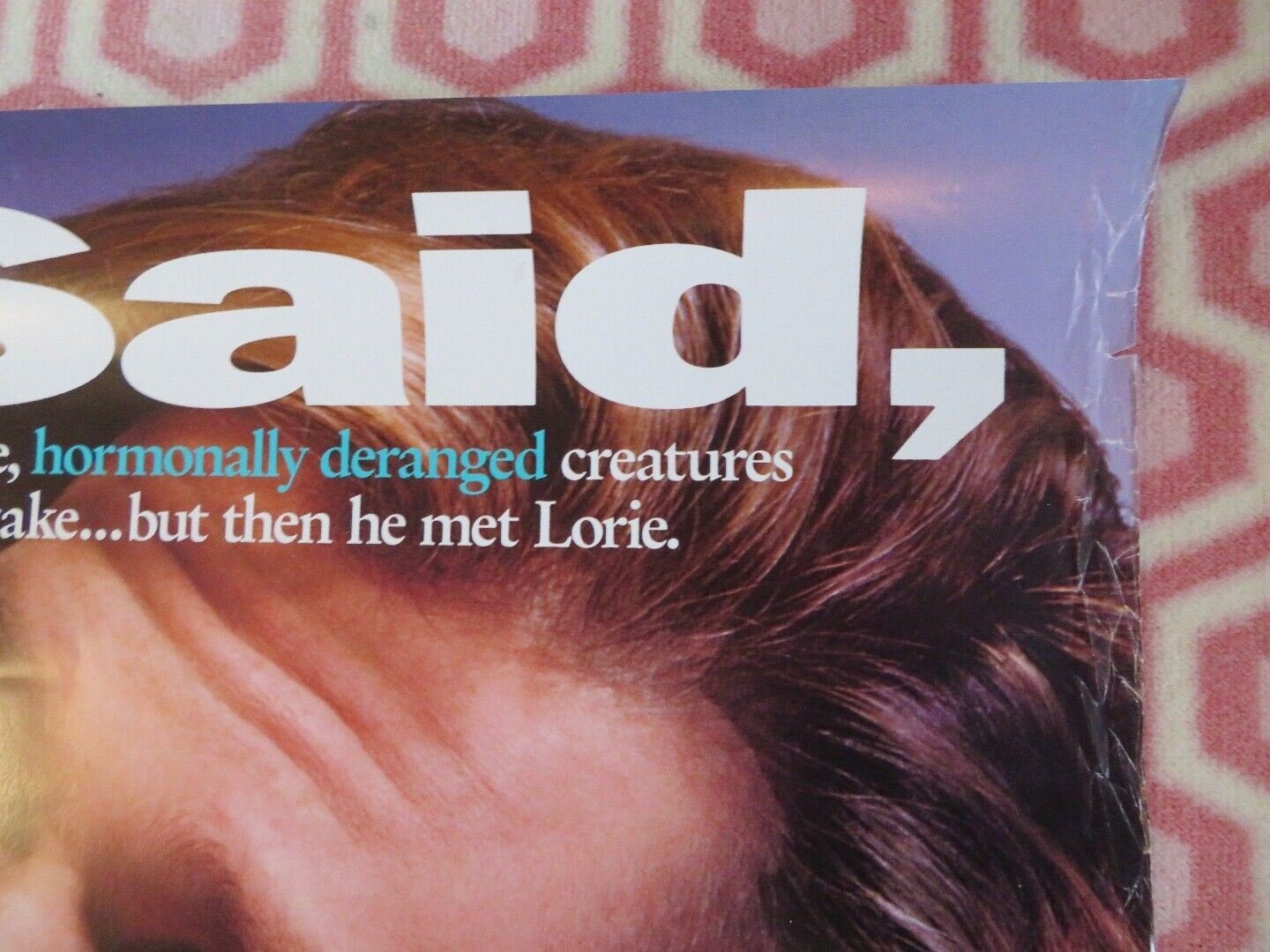 HE SAID SHE SAID US ONE SHEET ROLLED POSTER KEVIN BACON 1991 Movie posters