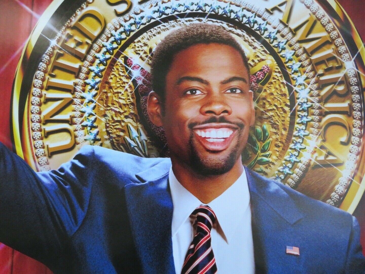 HEAD OF STATE US ROLLED POSTER CHRIS ROCK BERNIE MAC 2003 Rendezvous Cinema Movie posters