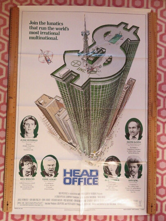 HEAD OFFICE US ONE SHEET POSTER DANNY DEVITO DON KING 1985 Movie posters