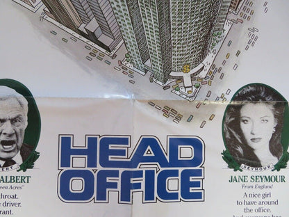 HEAD OFFICE US ONE SHEET POSTER DANNY DEVITO DON KING 1985 Movie posters