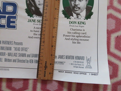 HEAD OFFICE US ONE SHEET POSTER DANNY DEVITO DON KING 1985 Movie posters