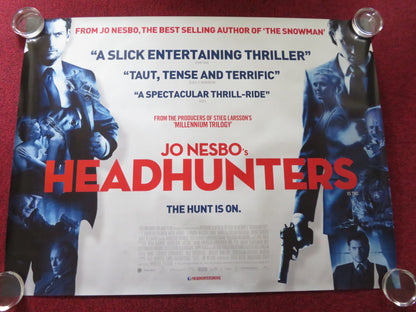 HEADHUNTERS UK QUAD ROLLED POSTER AKSEL HENNIE SYNNOVE MACODY LUND 2011 Rendezvous Cinema Movie posters