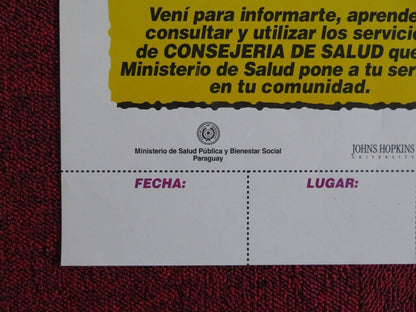 HEALTH FAIR SPANISH POSTER (23.5"x 15.5) Movie posters