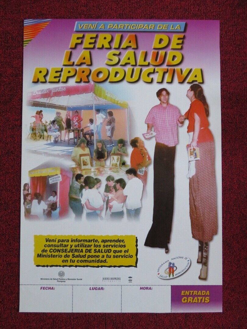 HEALTH FAIR SPANISH POSTER (23.5"x 15.5) Movie posters