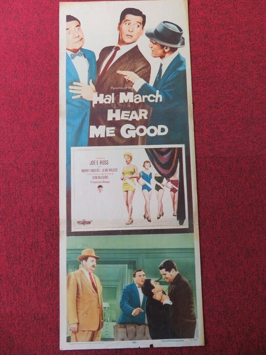 HEAR ME GOOD US INSERT (14"x 36") POSTER HAL MARCH 1957 Movie posters