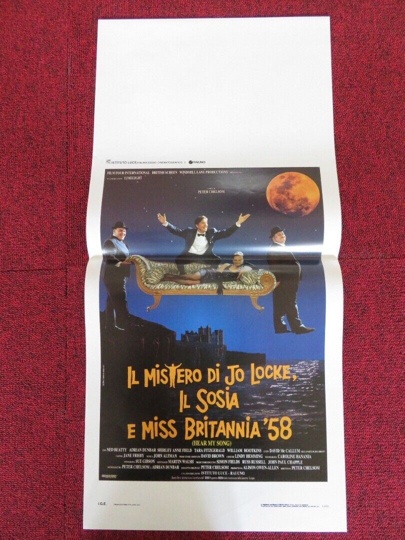 HEAR MY SONG ITALIAN LOCANDINA (27.5"x13") POSTER NED BEATTY ADRIAN DUNBAR 1992 - Rendezvous Cinema
