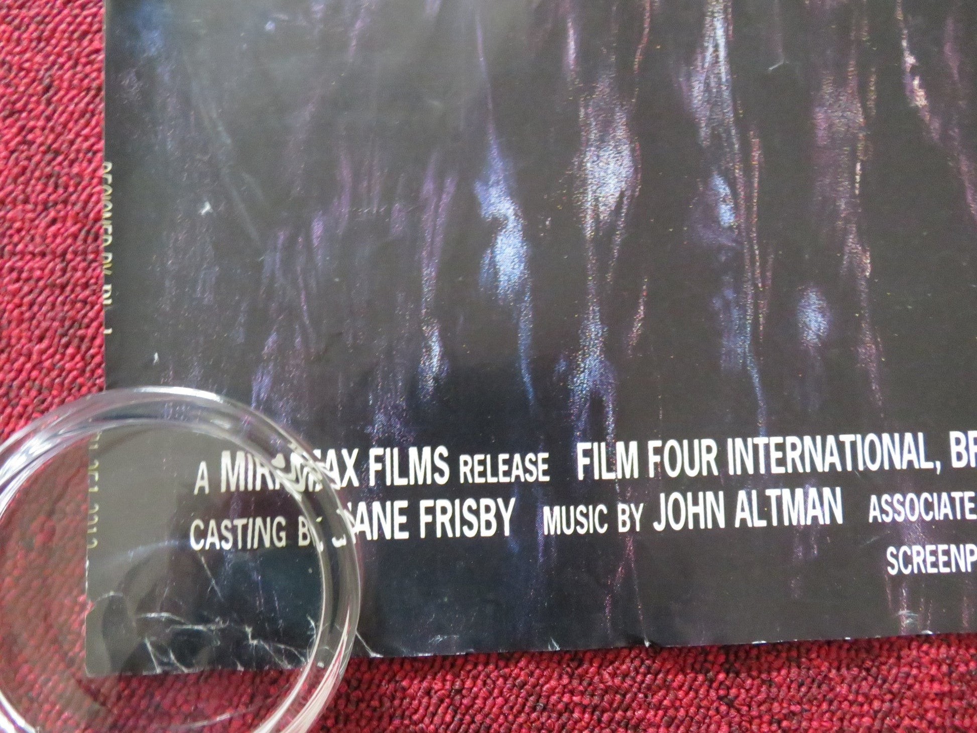 HEAR MY SONG UK QUAD (30"x 40") ROLLED POSTER TARA FITZGERALD ADRIAN DUNBAR 1991 Rendezvous Cinema Movie posters