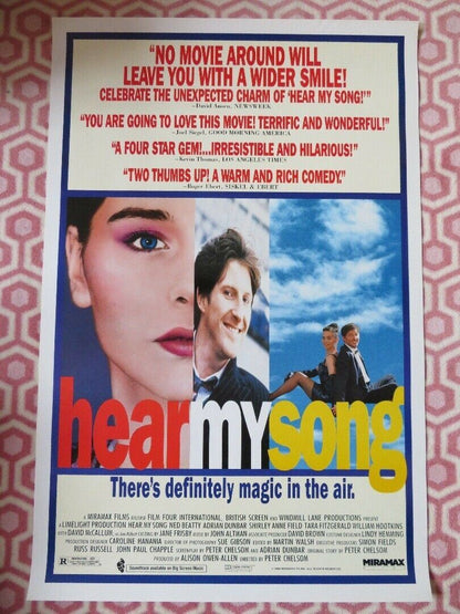 HEAR MY SONG US ONE SHEET ROLLED POSTER NED BEATTY ADRIAN DUNBAR 1991 Movie posters
