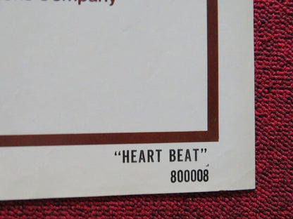 HEART BEAT FOLDED US ONE SHEET POSTER NICK NOLTE SISSY SPACEK 1980 - Rendezvous Cinema