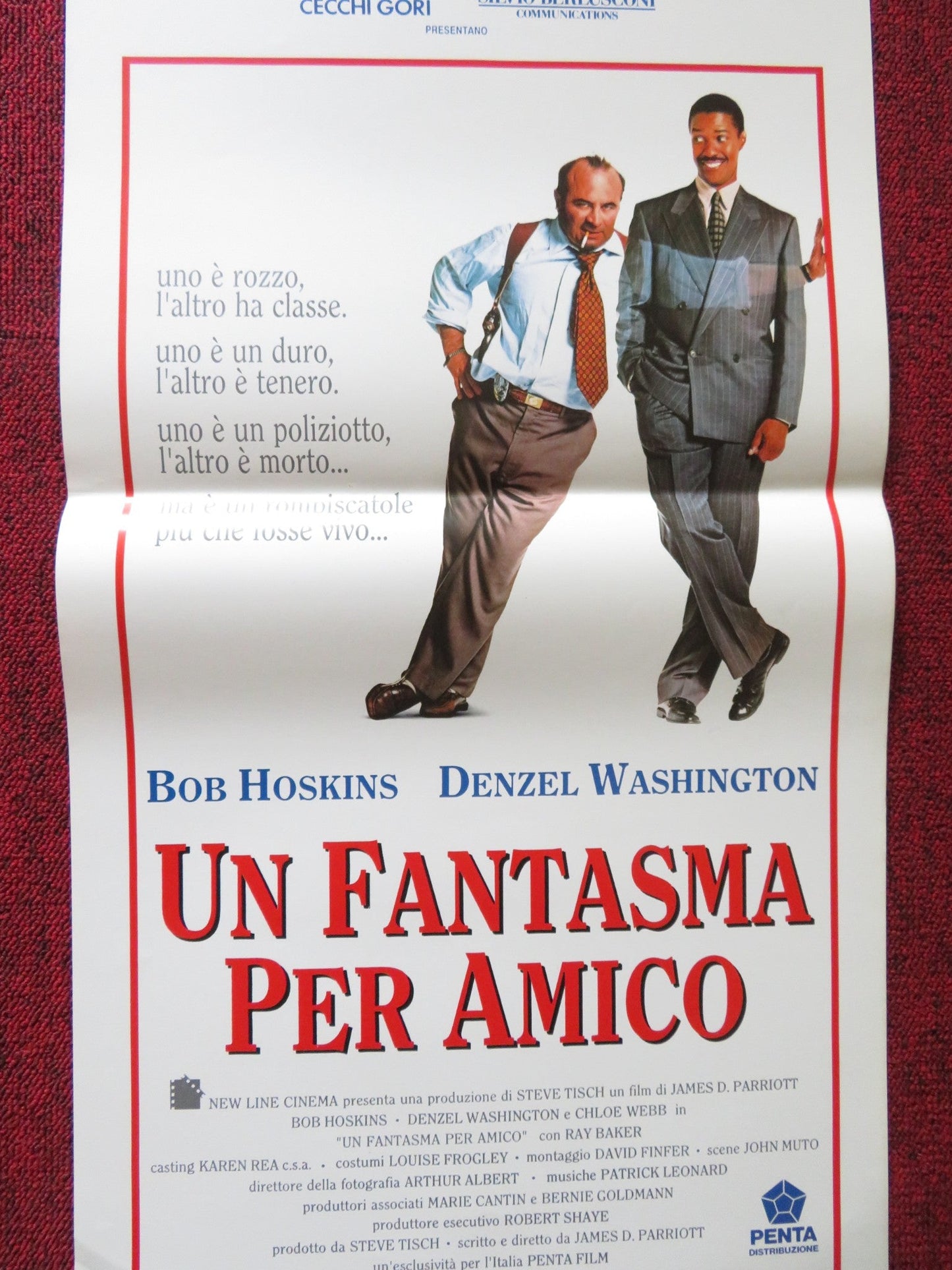 HEART CONDITION ITALIAN LOCANDINA POSTER BOB HOSKINS DENZEL WASHINGTON 1990 Rendezvous Cinema Movie posters