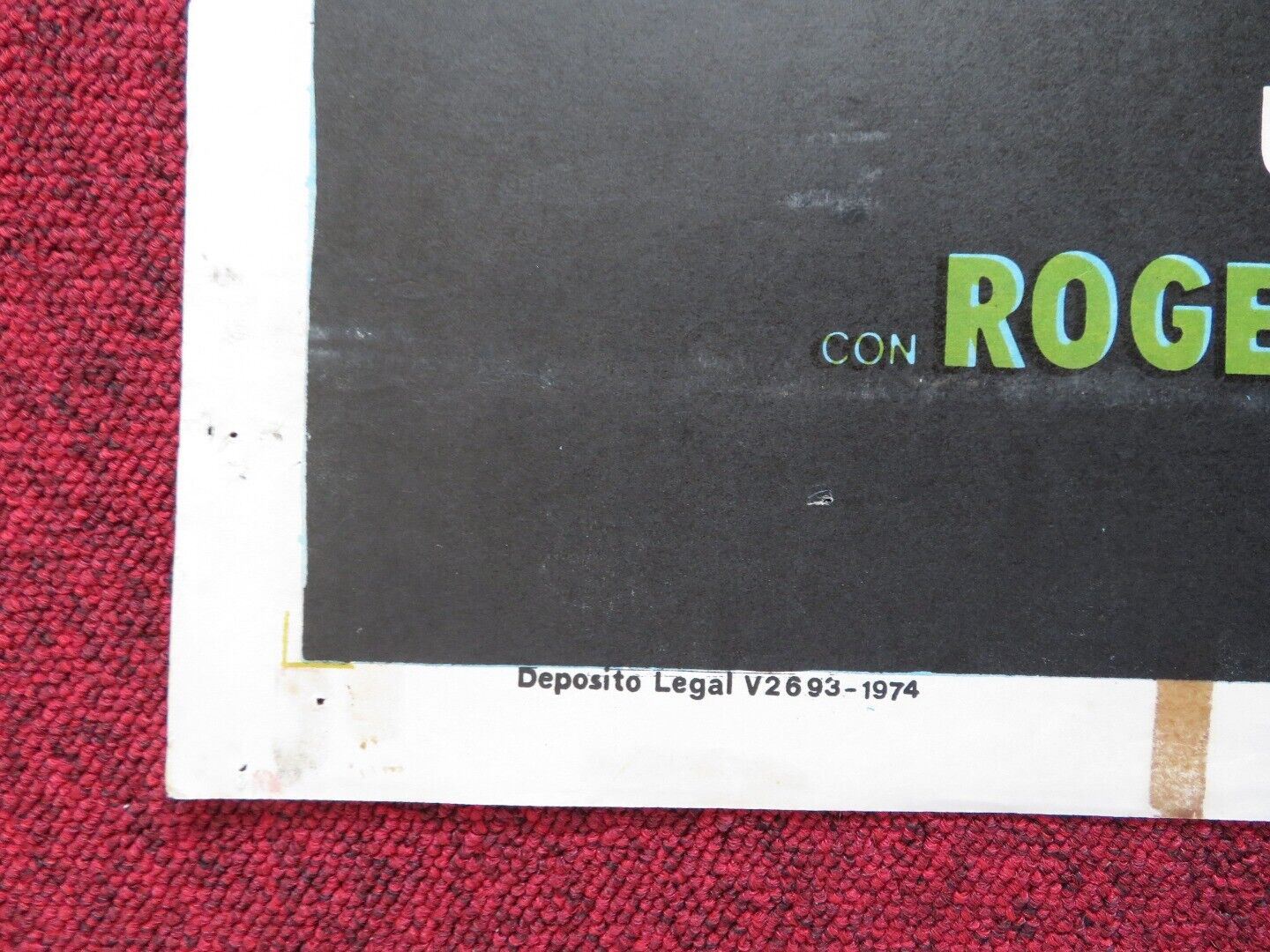 HEARTBEAT SPANISH ROLLED POSTER CATHERINE DENEUVE MICHEL PICCOLI 1968 Movie posters