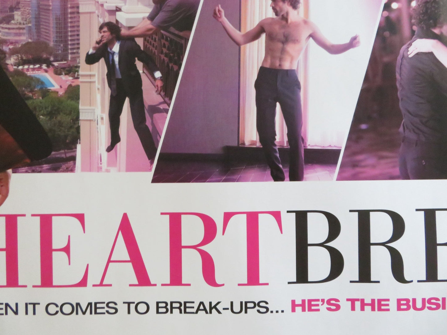 HEARTBREAKER UK QUAD (30"x 40") ROLLED POSTER ROMAIN DURIS VANESSA PARADIS 2010 Rendezvous Cinema Movie posters