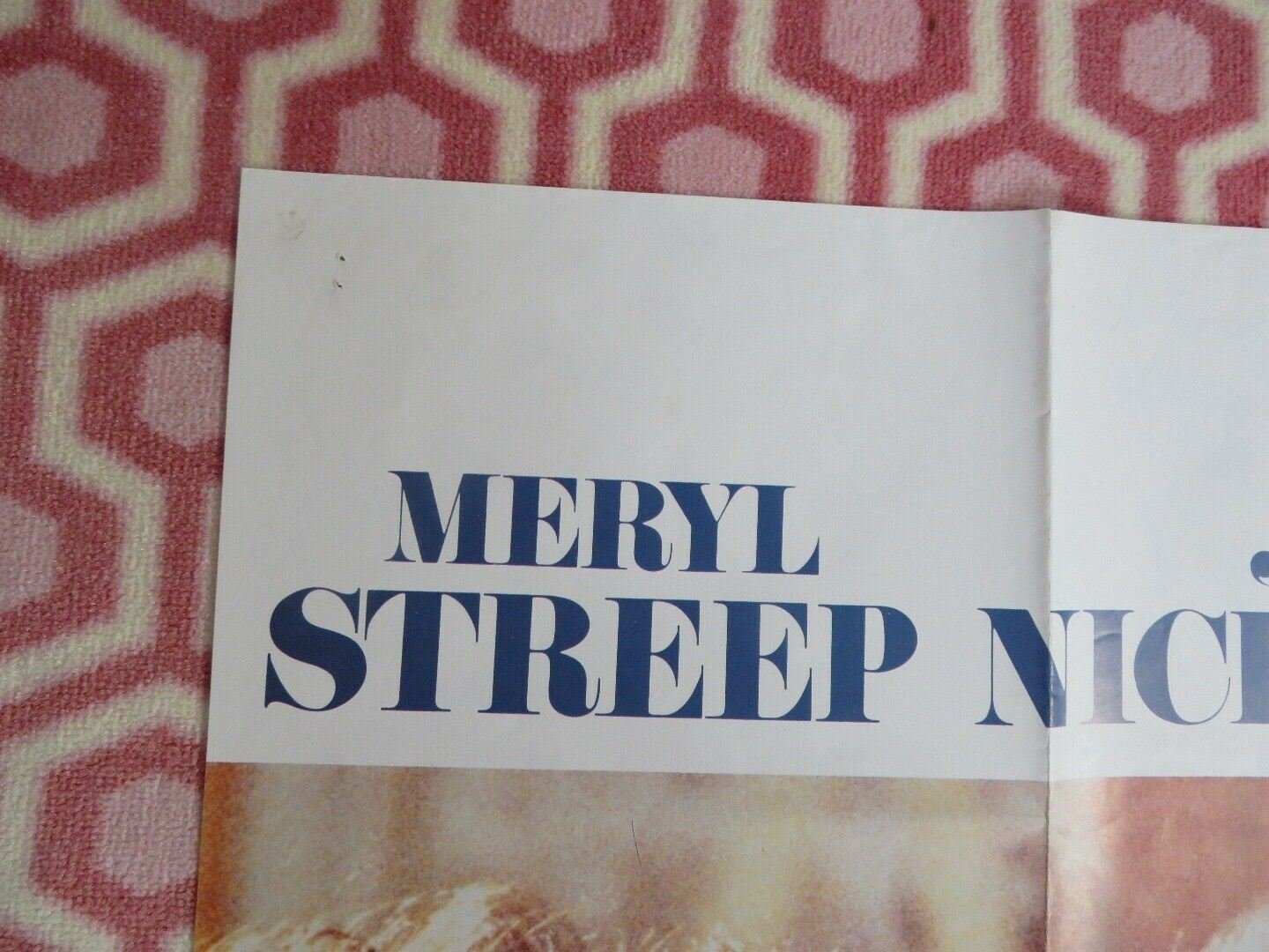 HEARTBURN BRITISH ORIGINAL QUAD POSTER NICHOLSON STREEP NICHOLS 1986 - Rendezvous Cinema