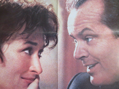 HEARTBURN BRITISH ORIGINAL QUAD POSTER NICHOLSON STREEP NICHOLS 1986 - Rendezvous Cinema