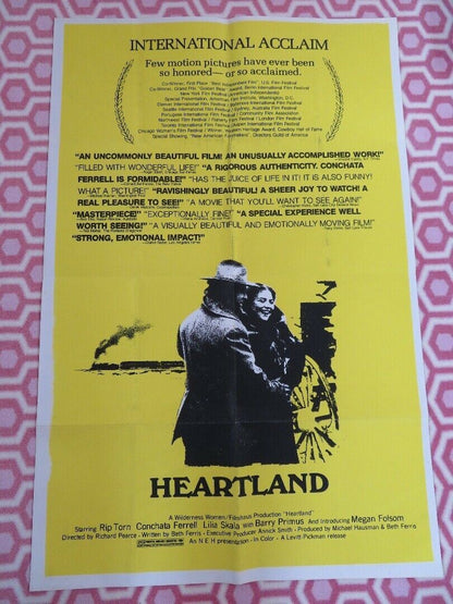 HEARTLAND 1979 US ORIGINAL ONE SHEET POSTER RIP TORN RICHARD PEARCE Movie posters