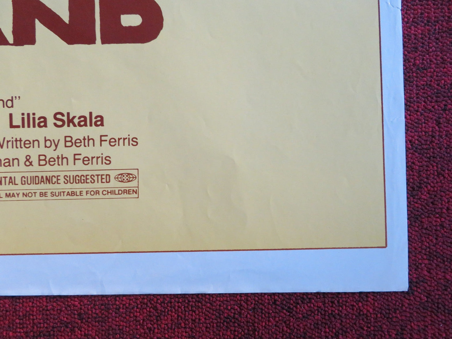 HEARTLAND FOLDED US ONE SHEET POSTER RIP TORN CONCHATA FERRELL 1979 Rendezvous Cinema Movie posters