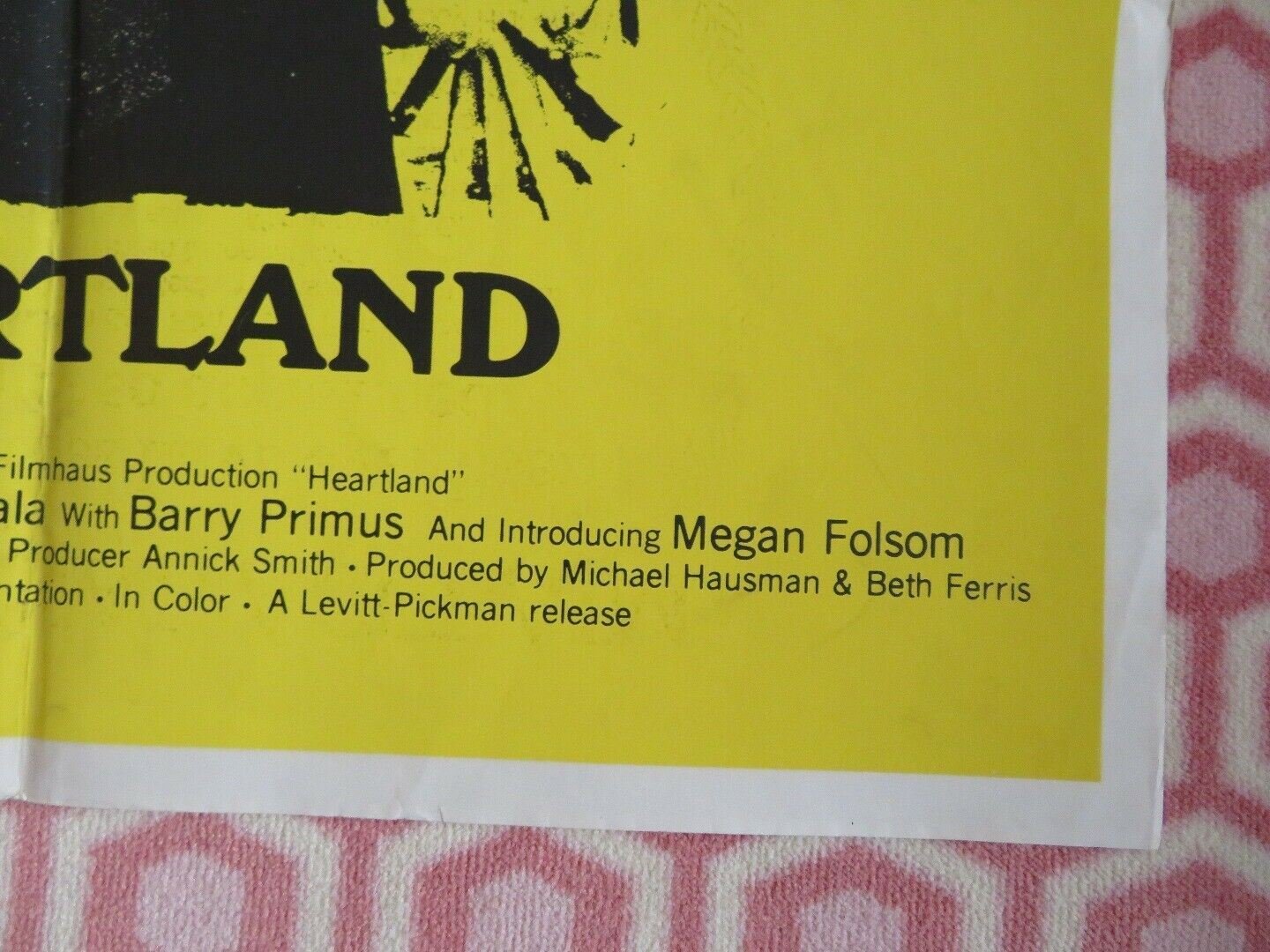 HEARTLAND US ONE SHEET POSTER L HENRIKEN RIP TORN CONCHATA FERRELL 1979 Movie posters