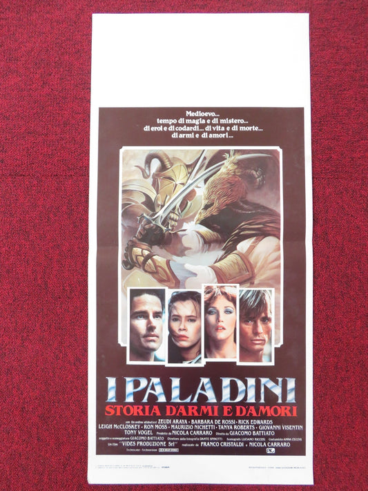 HEARTS AND ARMOUR ITALIAN LOCANDINA POSTER ZEUDI ARAYA BARBARA DE ROSSI 1984 Rendezvous Cinema Movie posters