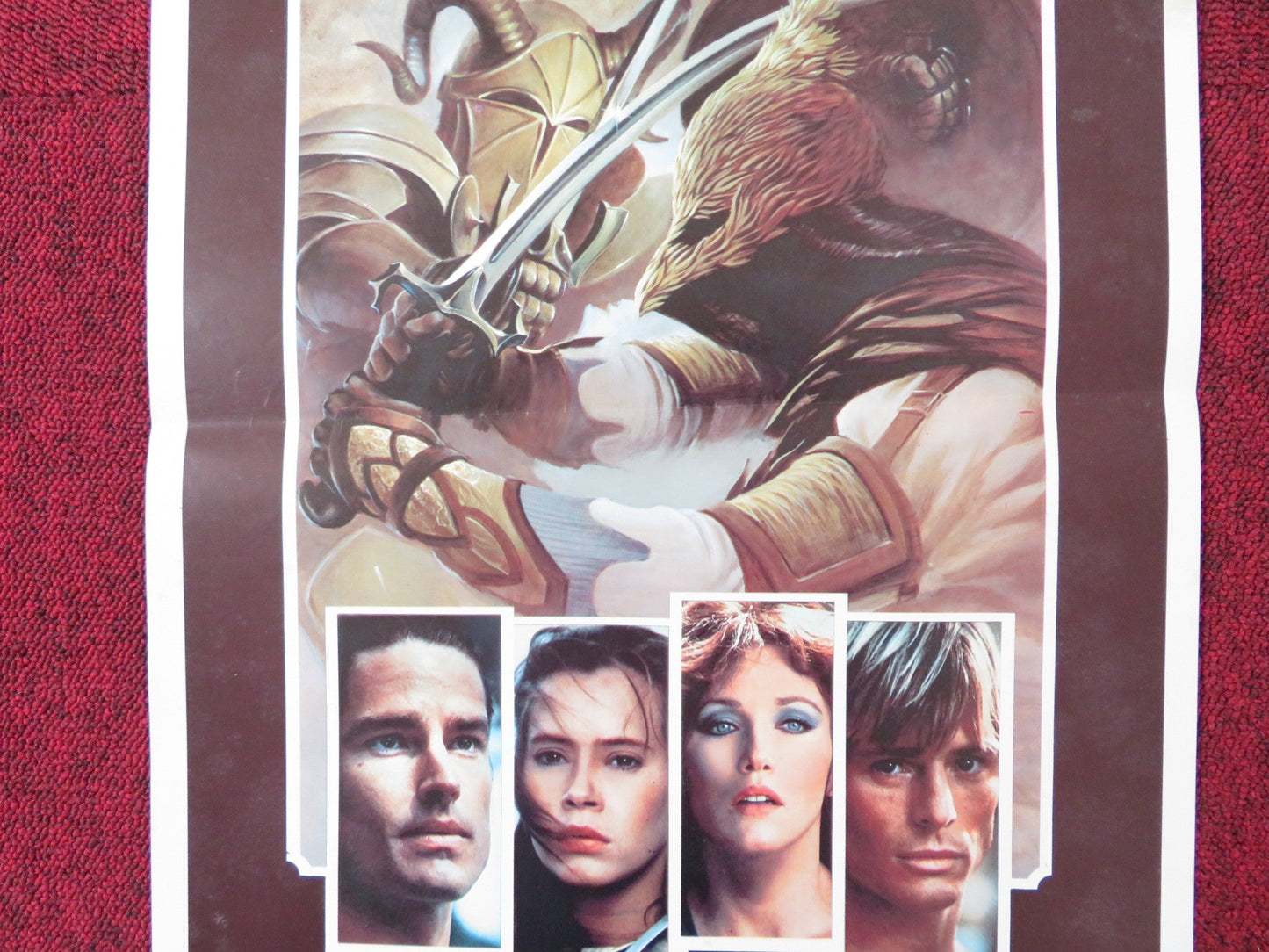 HEARTS AND ARMOUR ITALIAN LOCANDINA POSTER ZEUDI ARAYA BARBARA DE ROSSI 1984 Rendezvous Cinema Movie posters