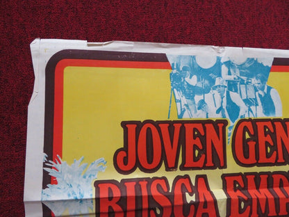 HEARTS OF THE WEST FOLDED ARGENTINA ONE SHEET POSTER JEFF BRIDGES ANDY GRIFFITH Movie posters