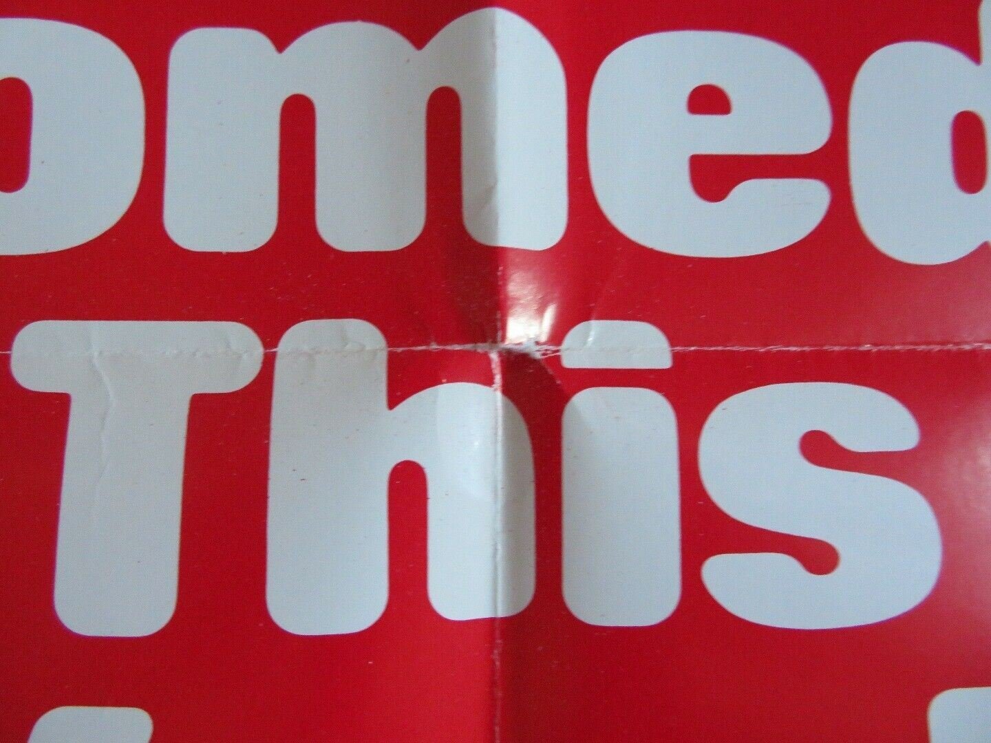 HEARTS OF THE WEST FOLDED US ONE SHEET POSTER JEFF BRIDGES ANDY GRIFFITH 1975 Movie posters