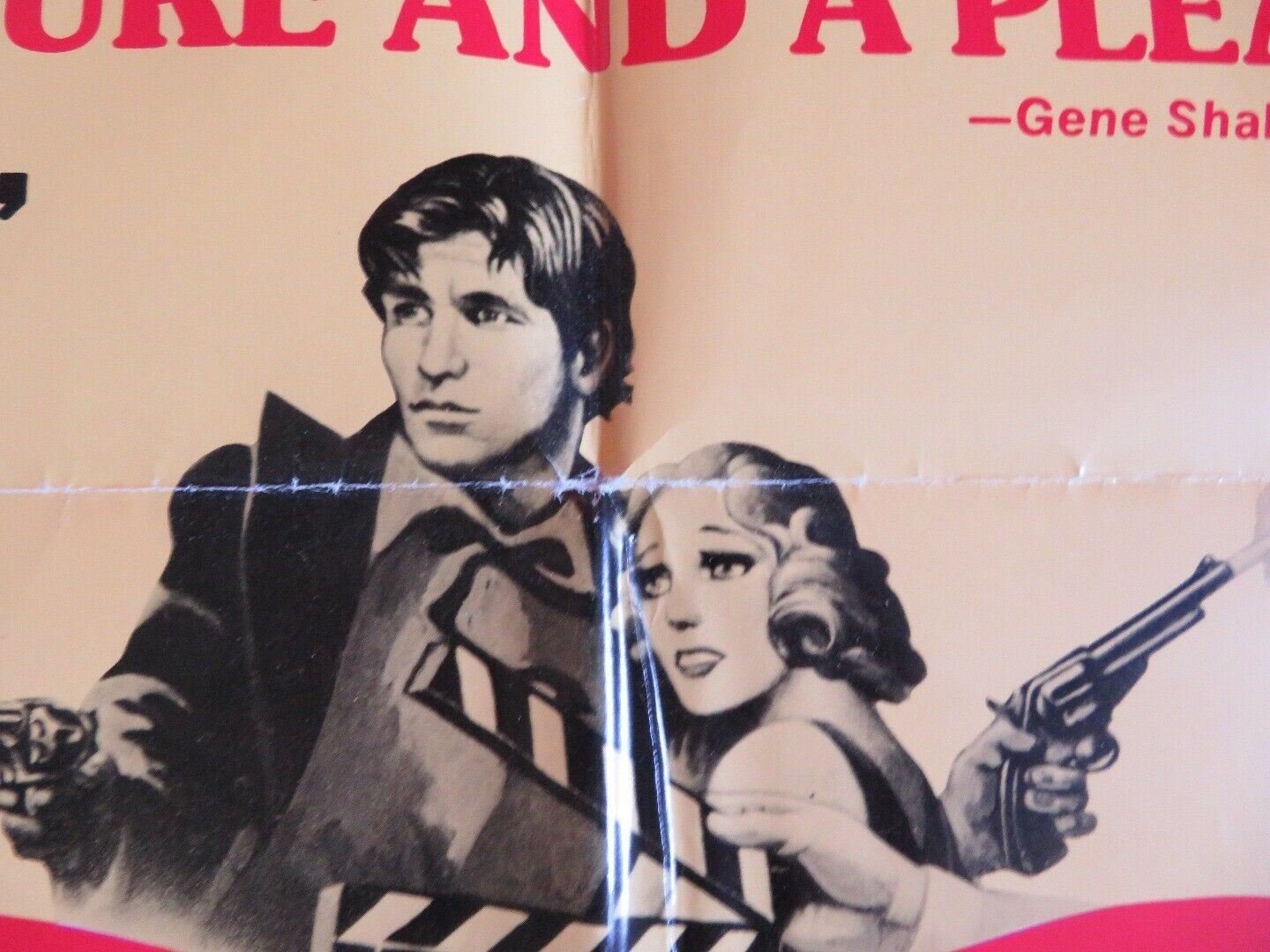 HEARTS OF THE WEST FOLDED US ONE SHEET POSTER JEFF BRIDGES ANDY GRIFFITH 1975 Movie posters