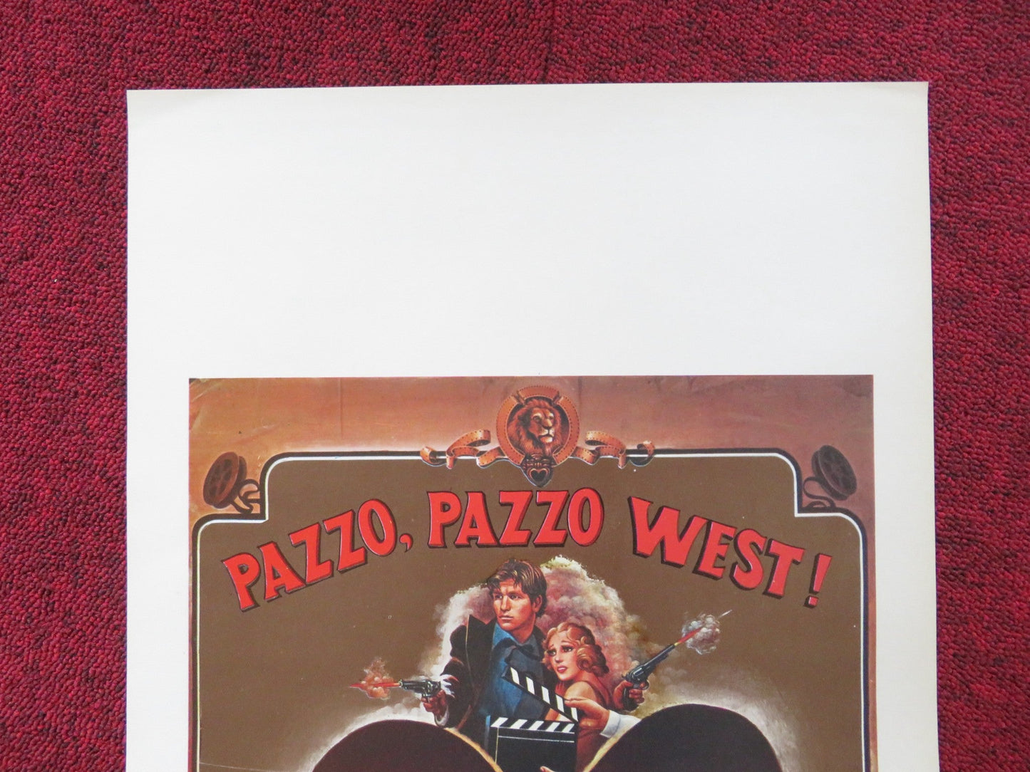 HEARTS OF THE WEST ITALIAN LOCANDINA POSTER JEFF BRIDGES DONALD PLEASENCE 1975 Rendezvous Cinema Movie posters