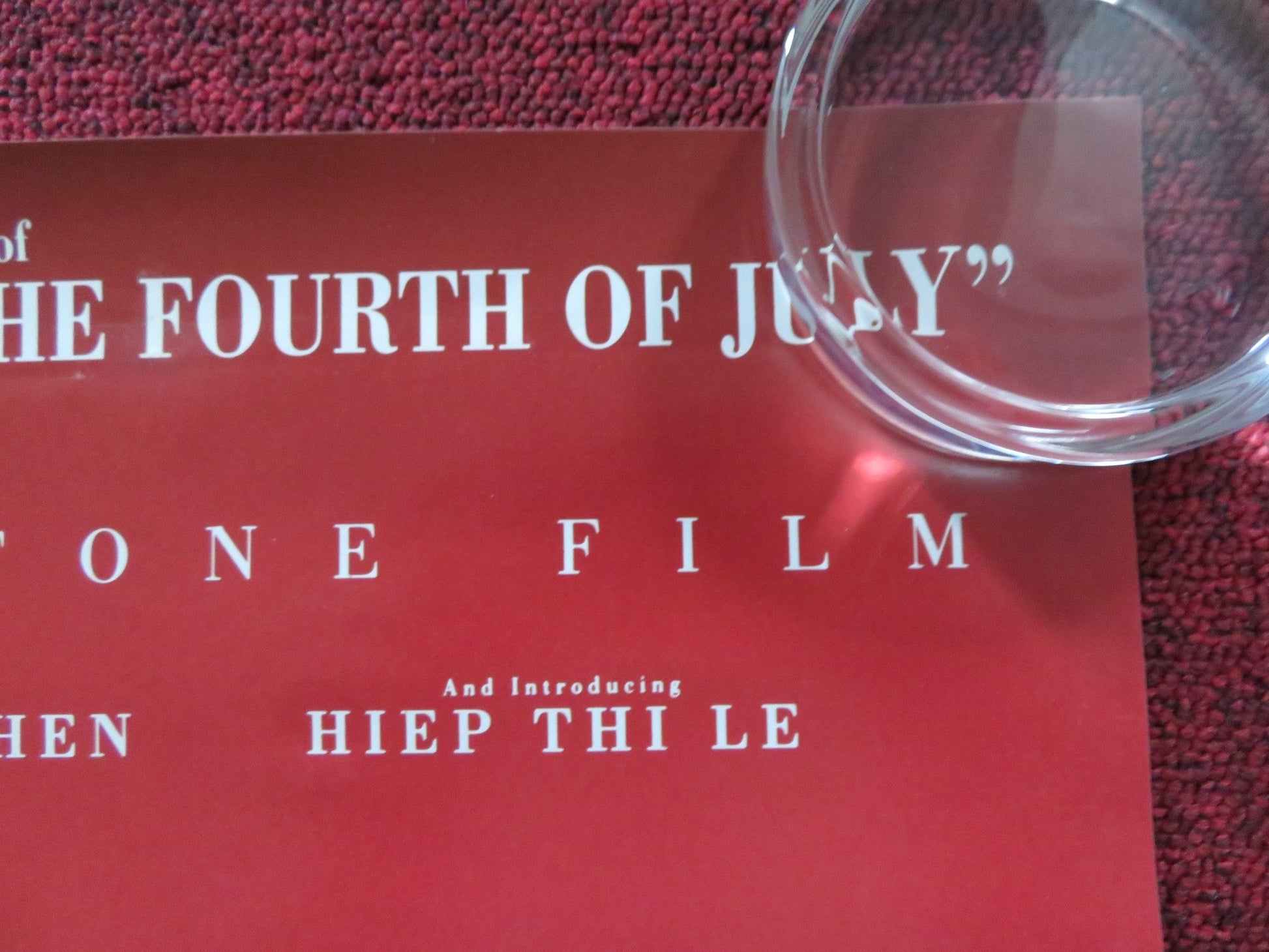 HEAVEN & EARTH VHS VIDEO POSTER OLIVER STONE TOMMY LEE JONES 1993 Rendezvous Cinema Movie posters